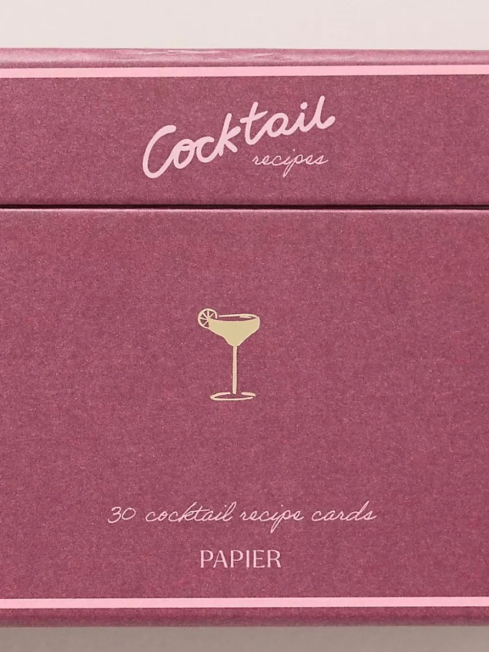 Cocktail Notecard Set